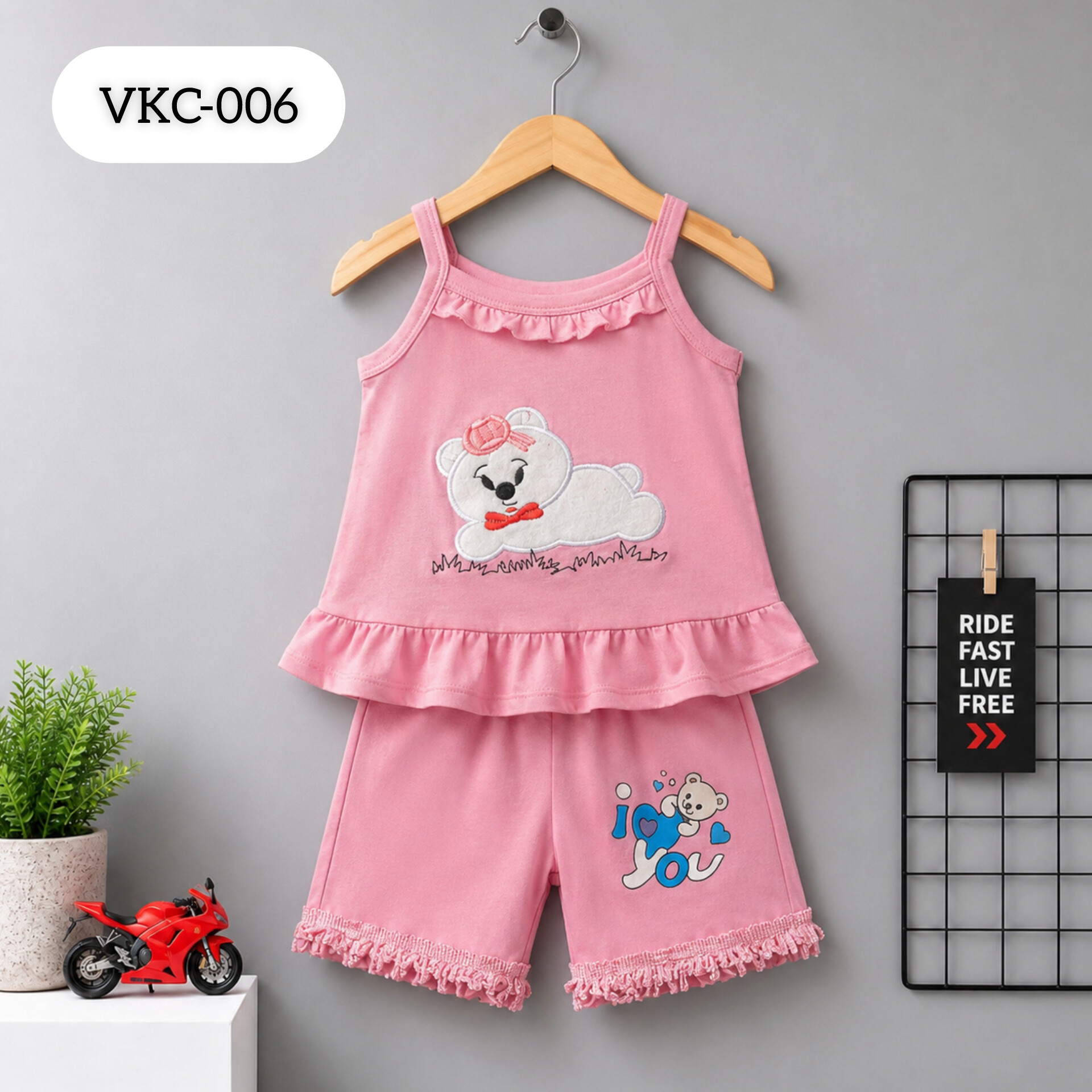 Baby Girl Frock with Shorts