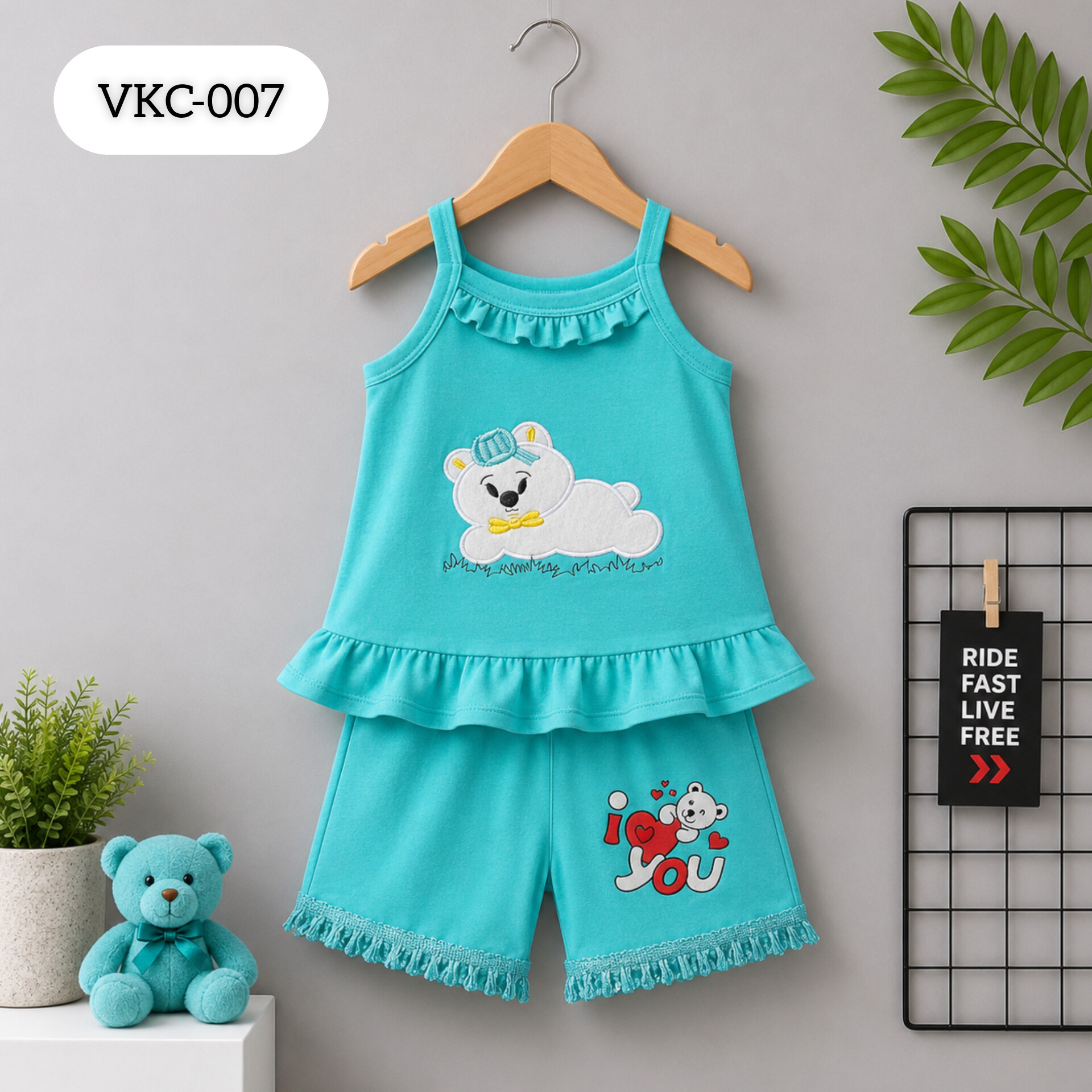 Baby Girl Frock with Shorts